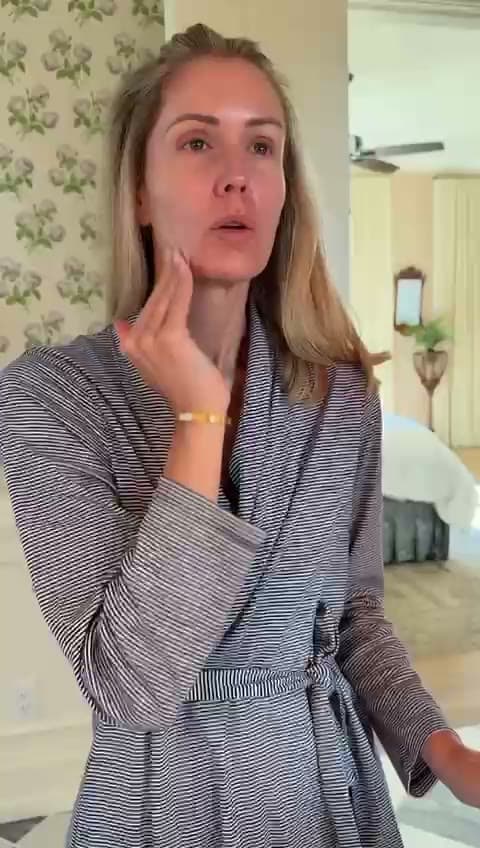 Beauty creator sharing a getting-ready routine